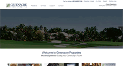 Desktop Screenshot of greenacreproperties.com